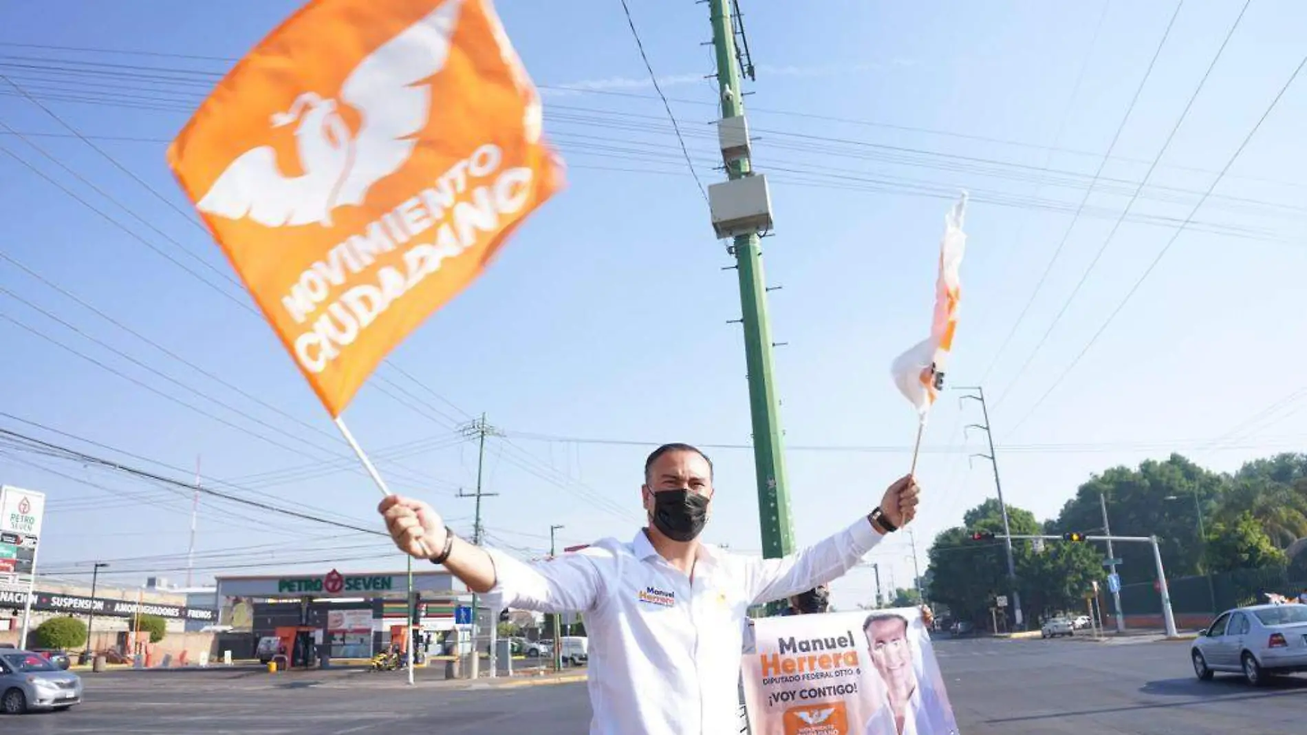 Manuel Herrera Vega candidato de Movimiento Ciudadano a diputado federal